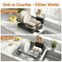 Dish Drying Rack for Kitchen Storage Organisation Kitchen Sink Organiser Dish Drainer