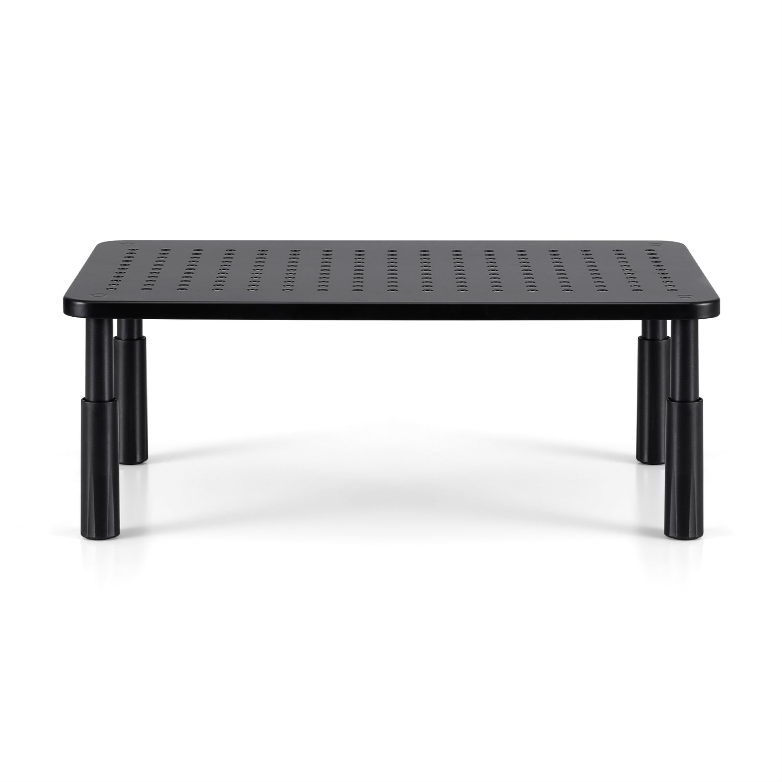 Monitor Stand Adjustable Riser For Computer Monitor And Laptop 3 Height Desk Organizer Black