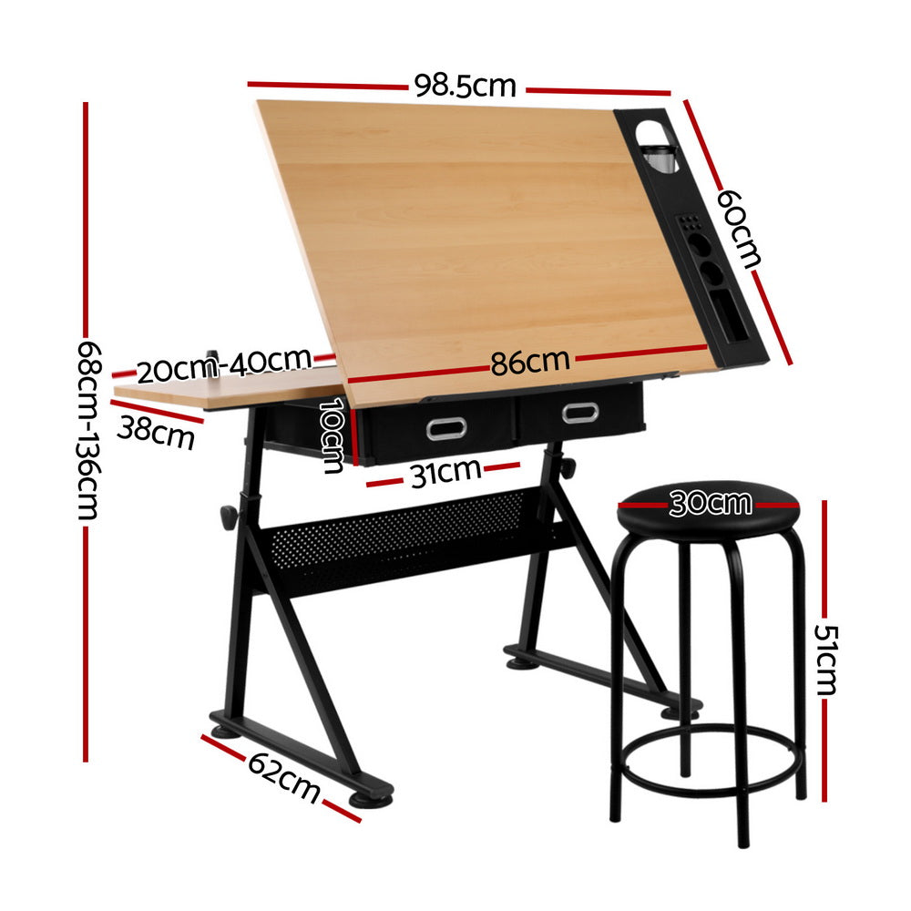 Artiss Drawing Desk Drafting Table