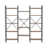 14‑Tier Industrial Display Shelf – Rustic Walnut, Metal Frame, 10kg Per Shelf