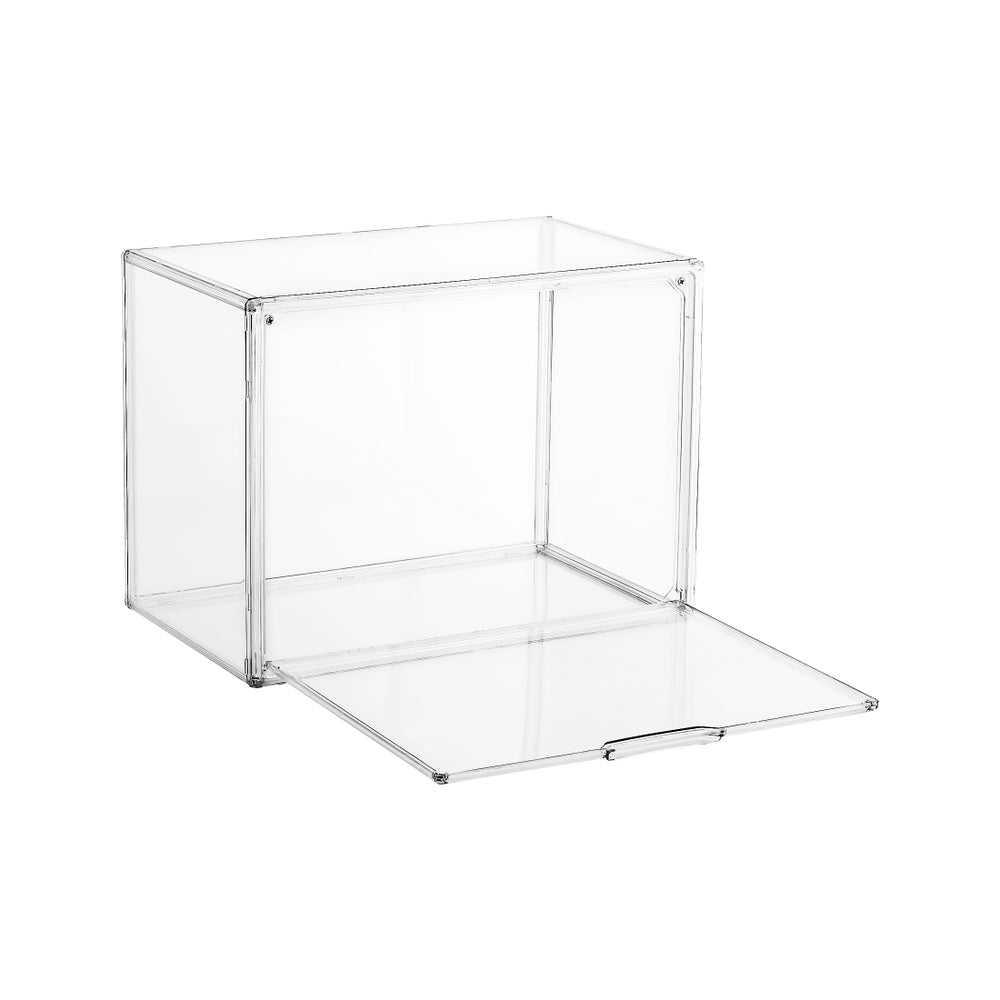 Clear Acrylic Display Case Dustproof Protection Box For Toys 27CM