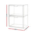 Artiss Clear Acrylic Display Case Box 2 Pack For Toys 54cm