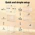 Artiss Clear Acrylic Display Case Box 2 Pack For Toys 54cm