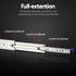 Giantz 2x Drawer Slides Full Extension Locking 227kg 1804-3608mm Length