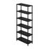 Display Shelf 5 Tier Bookshelf Storage Rack Black