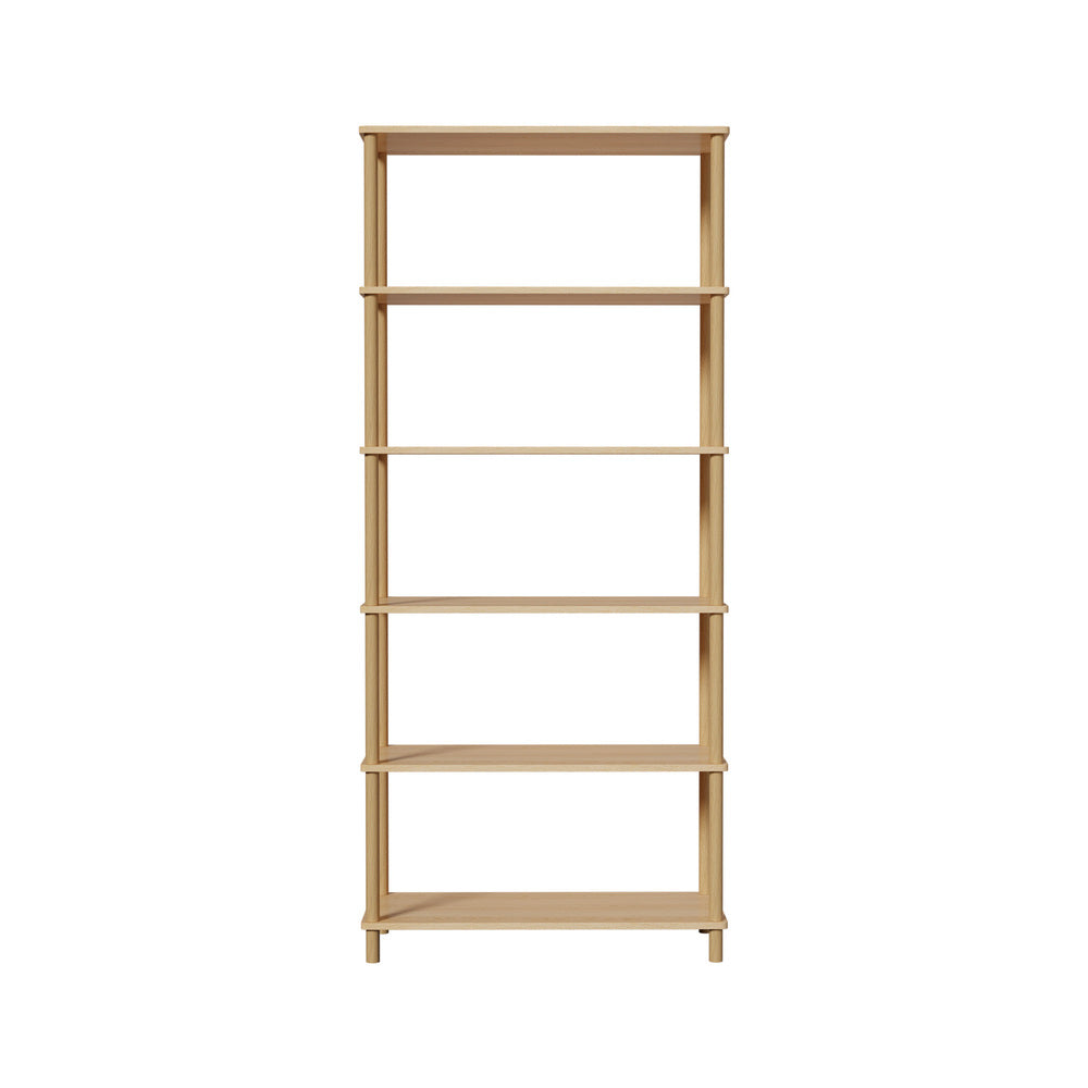 Display Shelf 5 Tier Bookshelf Storage Rack Natural