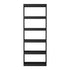 5 Tier Bookshelf Display Shelf Open Storage Cabinet Black