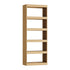 Oikiture 5 Tier Bookshelf 160cm, Open Display Shelf Storage Cabinet Unit Natural
