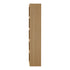 Oikiture 5 Tier Bookshelf 160cm, Open Display Shelf Storage Cabinet Unit Natural