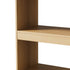 Oikiture 5 Tier Bookshelf 160cm, Open Display Shelf Storage Cabinet Unit Natural