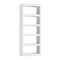 Oikiture 5 Tier Bookshelf 160cm, Open Display Shelf Storage Cabinet Unit, White