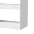 Oikiture 5 Tier Bookshelf 160cm, Open Display Shelf Storage Cabinet Unit, White