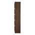 5 Tier Bookshelf Display Shelf Open Storage Cabinet Walnut