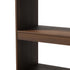 5 Tier Bookshelf Display Shelf Open Storage Cabinet Walnut