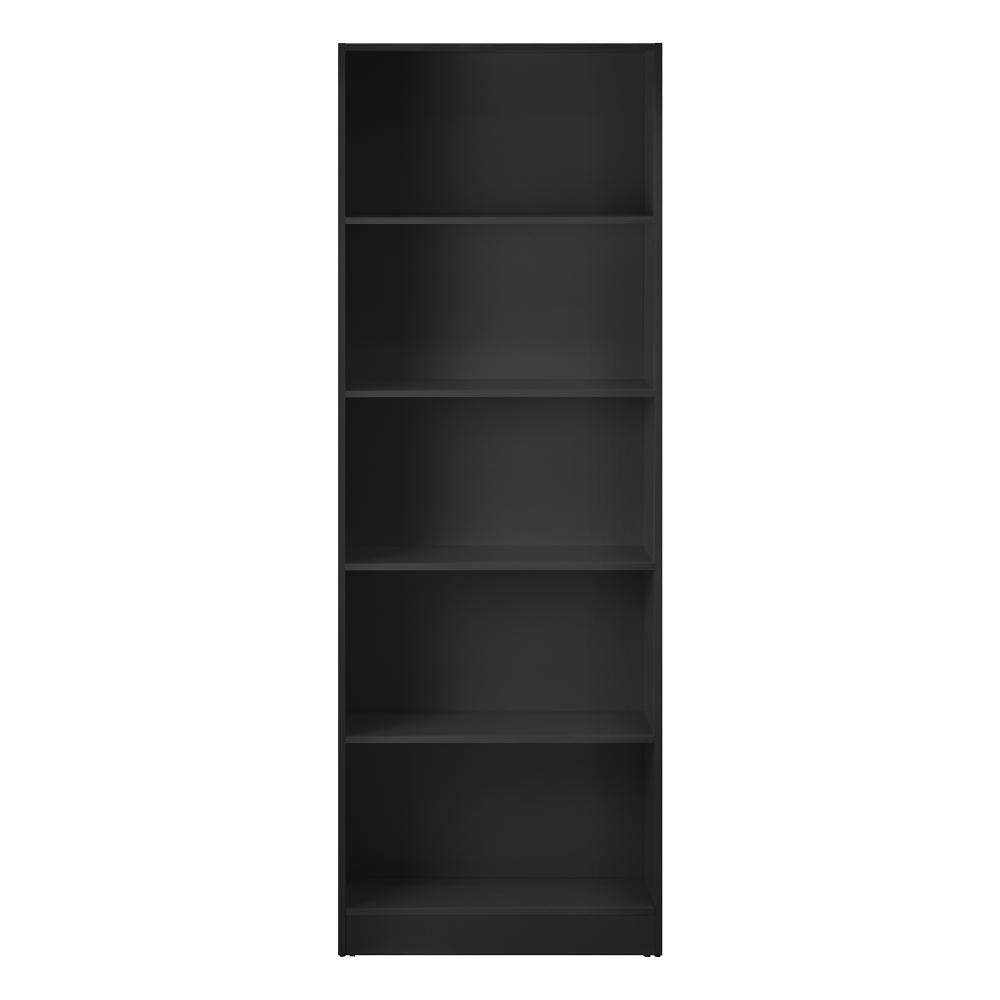 Bookshelf Display Shelf 5-Tier Black