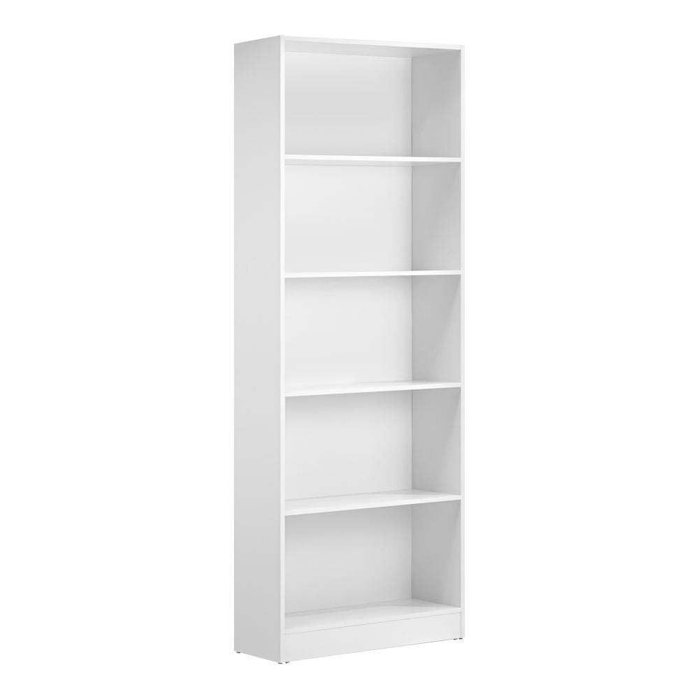 Bookshelf Display Shelf 5-Tier White