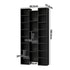 Bookshelf Display Shelf CD DVD Storage Media Rack Black