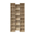 Bookshelf Display Shelf CD DVD Storage Media Rack Natural