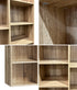 Bookshelf Display Shelf CD DVD Storage Media Rack Natural