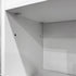 Bookshelf Display Shelf CD DVD Storage Media Rack White