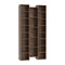Oikiture Display Shelf 21 Cube Bookshelf DVD CD Storage Rack Bookcase Walnut