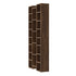 Oikiture Display Shelf 21 Cube Bookshelf DVD CD Storage Rack Bookcase Walnut