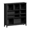 Bookshelf Bookcase Display Shelf 4-Tier Storage Cabinet Black
