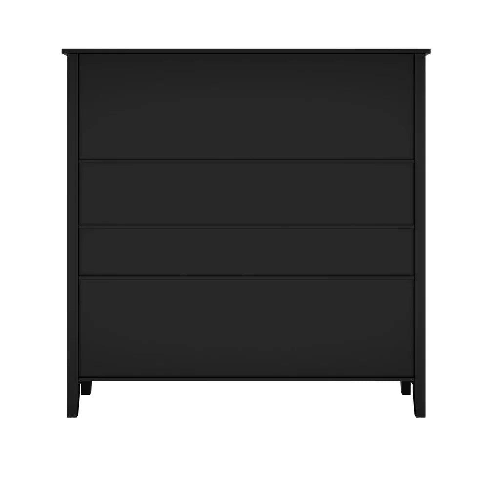 Bookshelf Bookcase Display Shelf 4-Tier Storage Cabinet Black