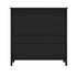 Bookshelf Bookcase Display Shelf 4-Tier Storage Cabinet Black