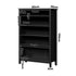 Oikiture Bookshelf Bookcase Display Shelf 5-Tier Storage Cabinet Black