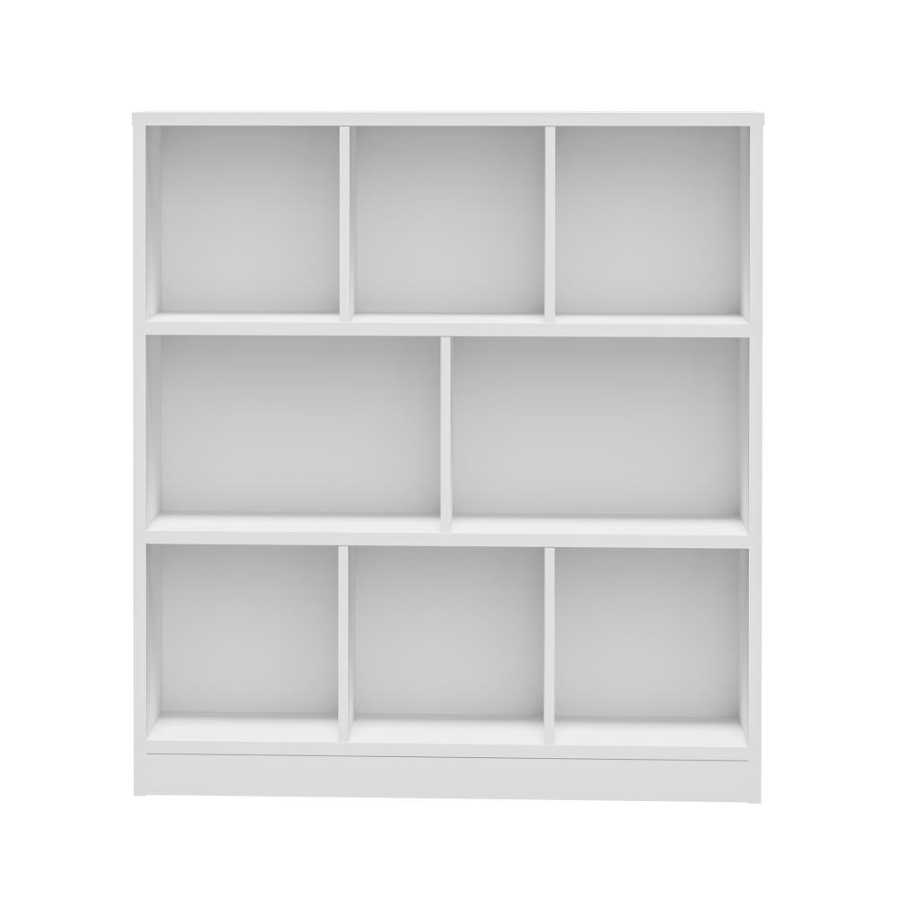 Bookshelf Display Shelves Unit Storage Organizer White