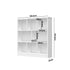 Bookshelf Display Shelves Unit Storage Organizer White