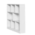 Bookshelf Display Shelves Unit Storage Organizer White