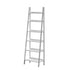 Corner Ladder Shelf 6-Tier Display Rack White