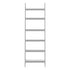 Corner Ladder Shelf 6-Tier Display Rack White