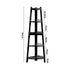 Corner Ladder Shelf 5-Tier Display Shelf Black