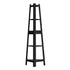 Corner Ladder Shelf 5-Tier Display Shelf Black