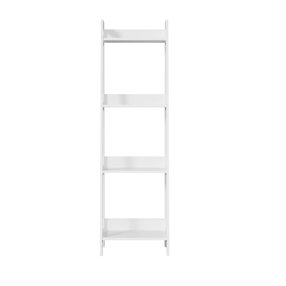 Display Shelf 4 Tier Corner Ladder Shelves White