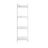 Display Shelf 4 Tier Corner Ladder Shelves White