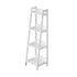 Display Shelf 4 Tier Corner Ladder Shelves White