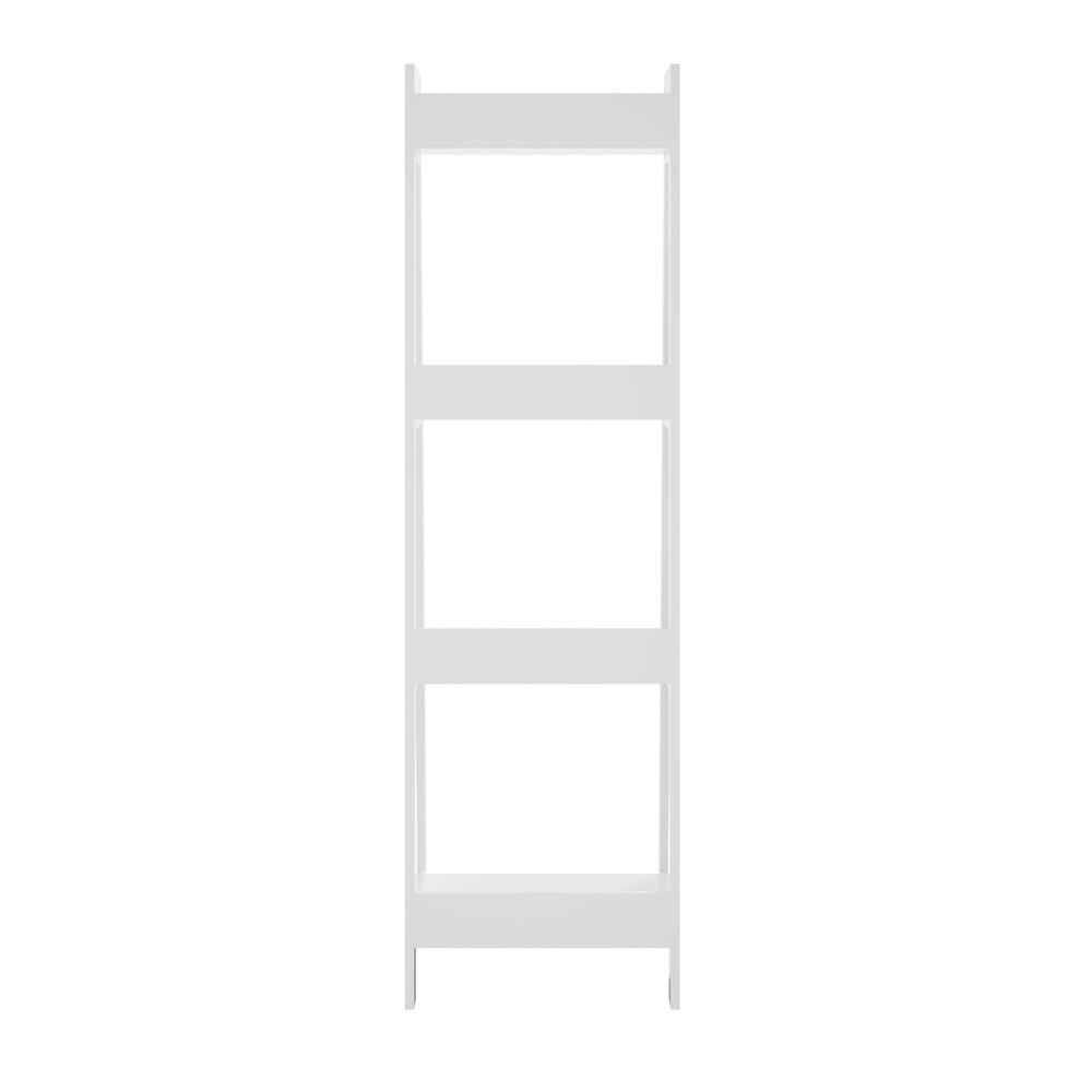 Display Shelf 4 Tier Corner Ladder Shelves White