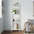 Display Shelf 4 Tier Corner Ladder Shelves White
