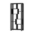 Display Shelf Open Multi-tier Shelves Black