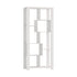 Oikiture Display Shelf Open Multi-tier Shelves White