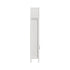 Bookshelf – Arch Top, 3 Shelves + 2‑Door Cabinet, White, 180cm