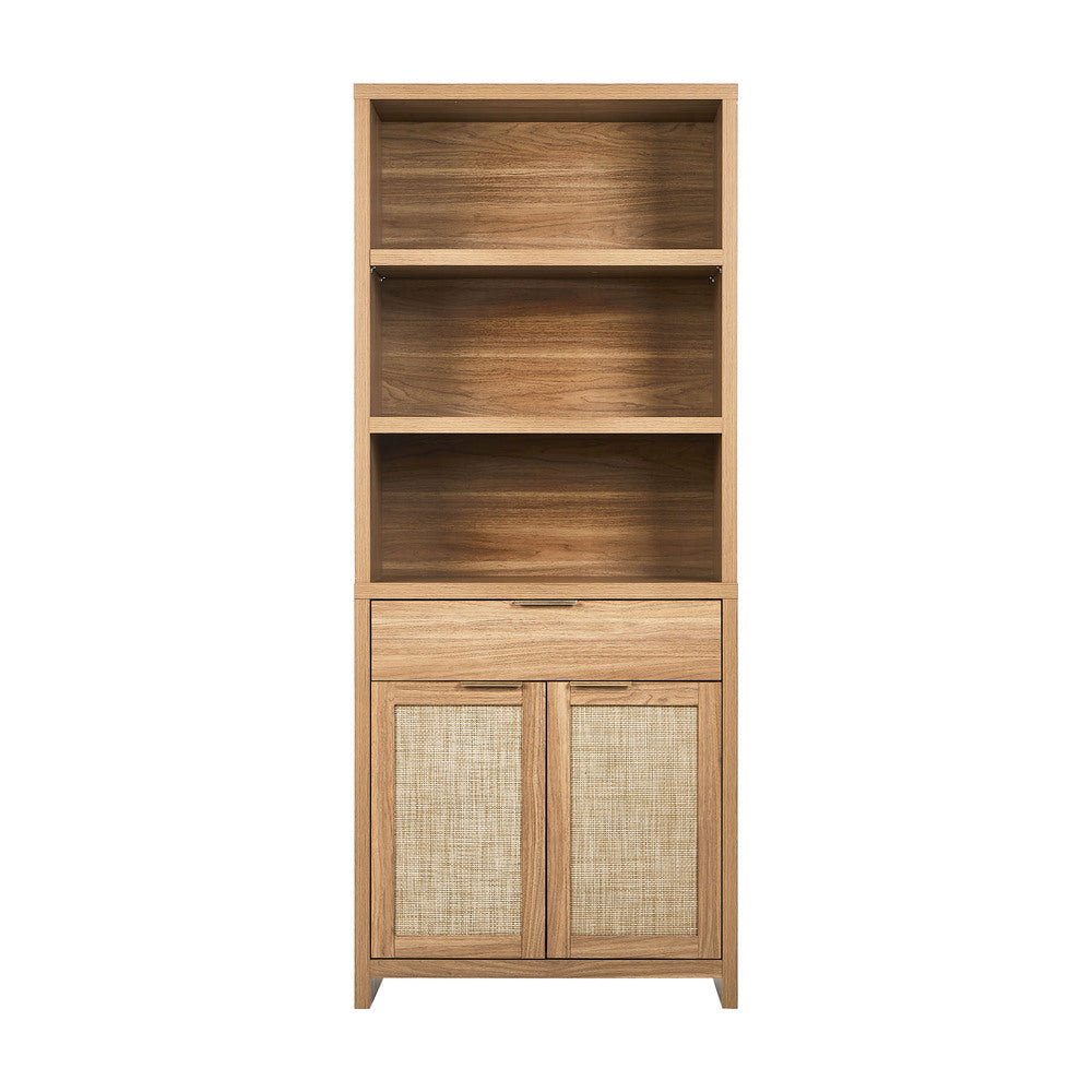 Display Shelf Bookcase Adjustable Storage Cabinet 5 Tier