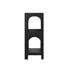 Oikiture Display Shelf Storage Stand Bookshelf Black