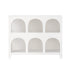 Oikiture Display Shelf Storage Stand Bookshelf White