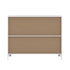 Oikiture Display Shelf Storage Stand Bookshelf White