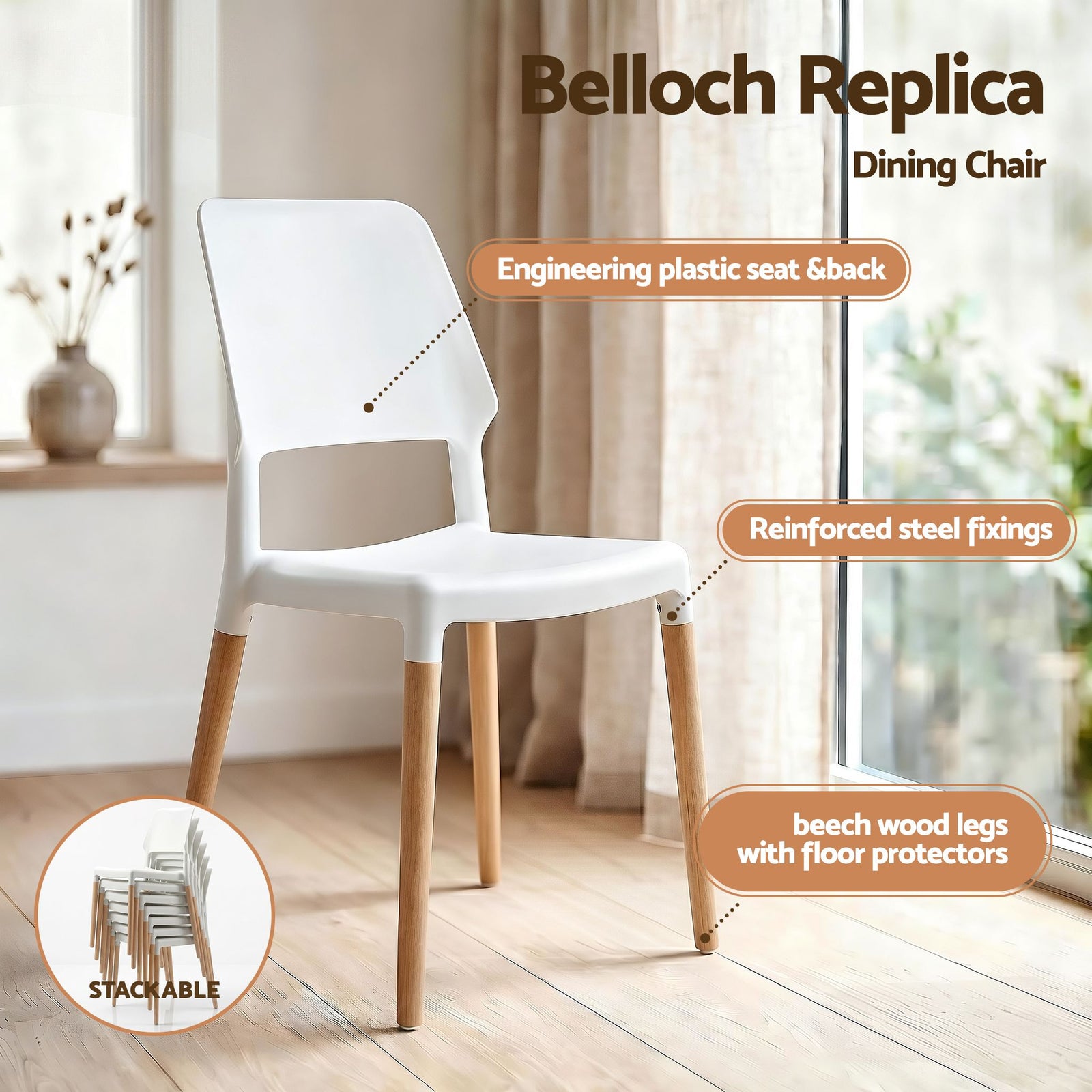 5‑Piece Drop‑Leaf Dining Set – 75–110cm Table + 4 Chairs, White/Pine